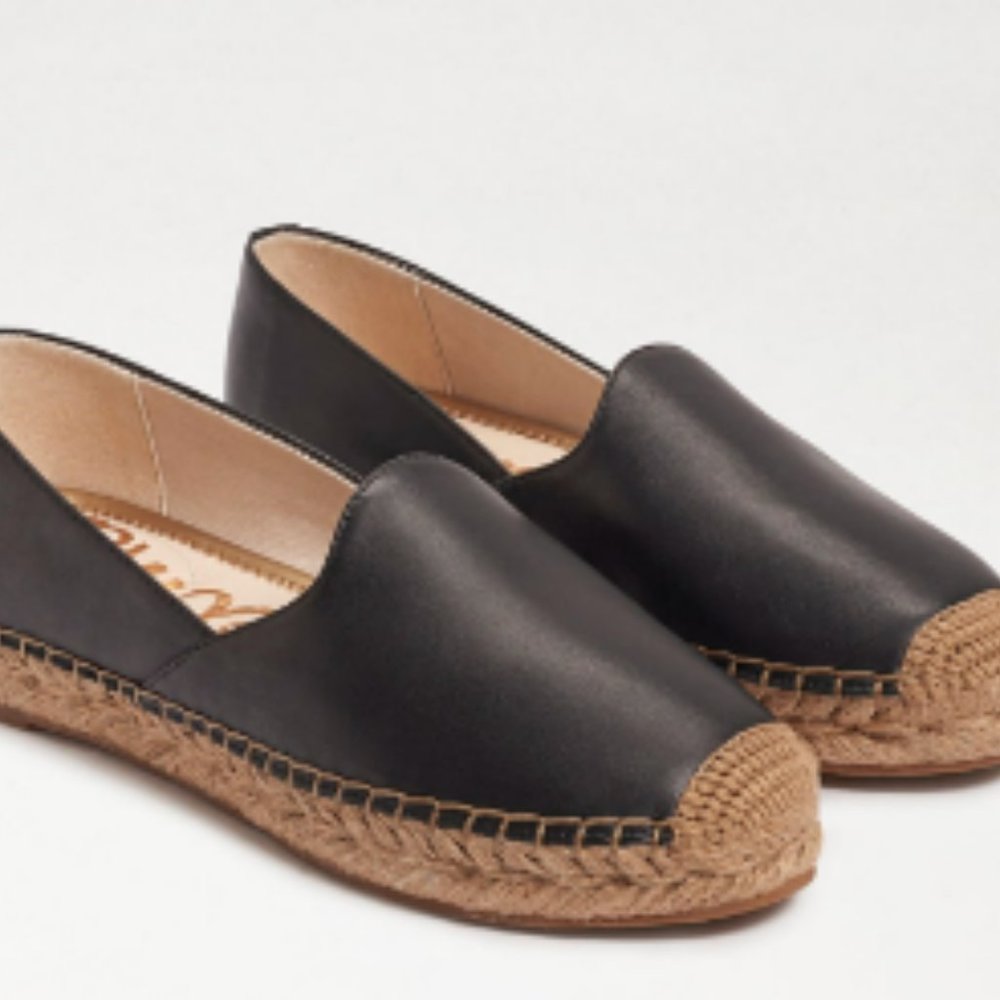 Sam Edelman Leather Slipon Espadrille
